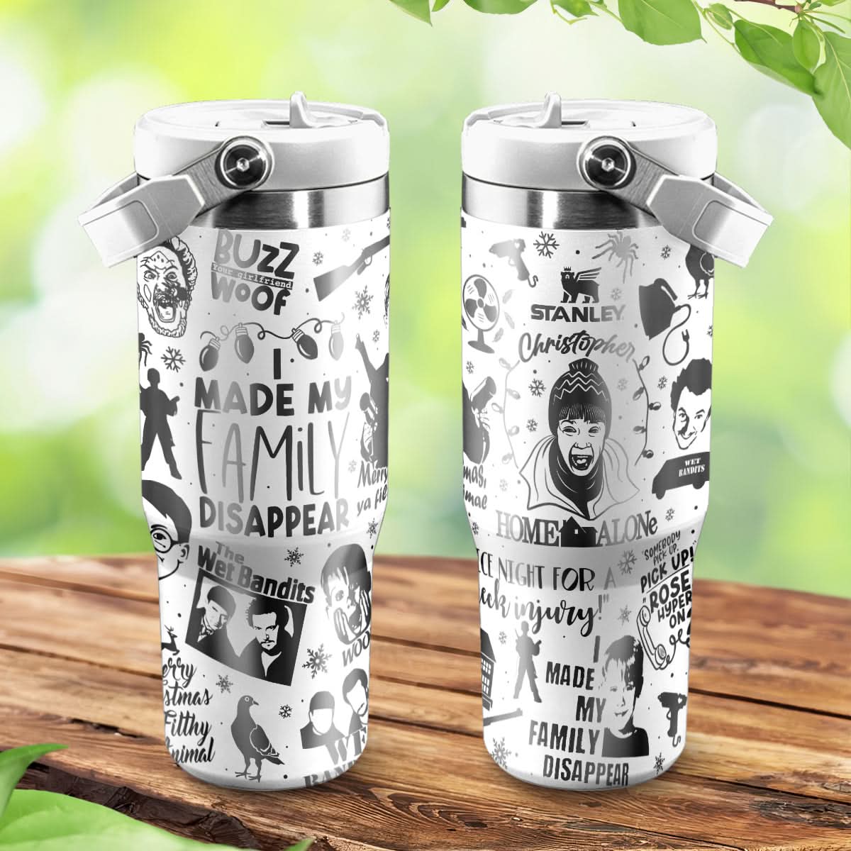 Custom Home Alone Movie IceFlow 40oz Tumbler - 410QAHNTB012