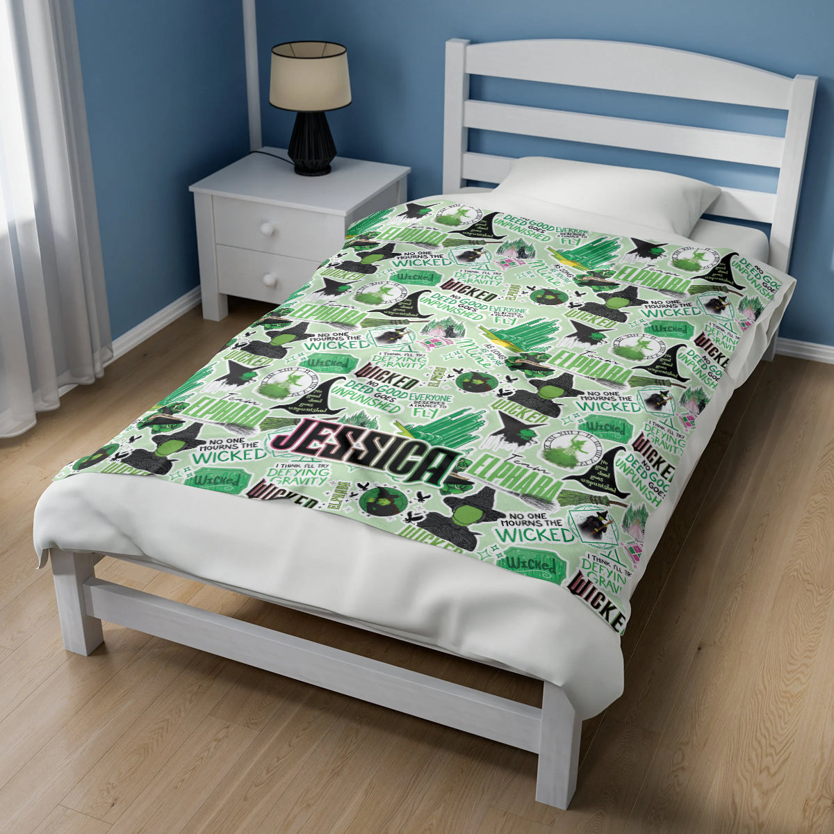 Custom Name Wicked Blanket - 412HLHNBL025