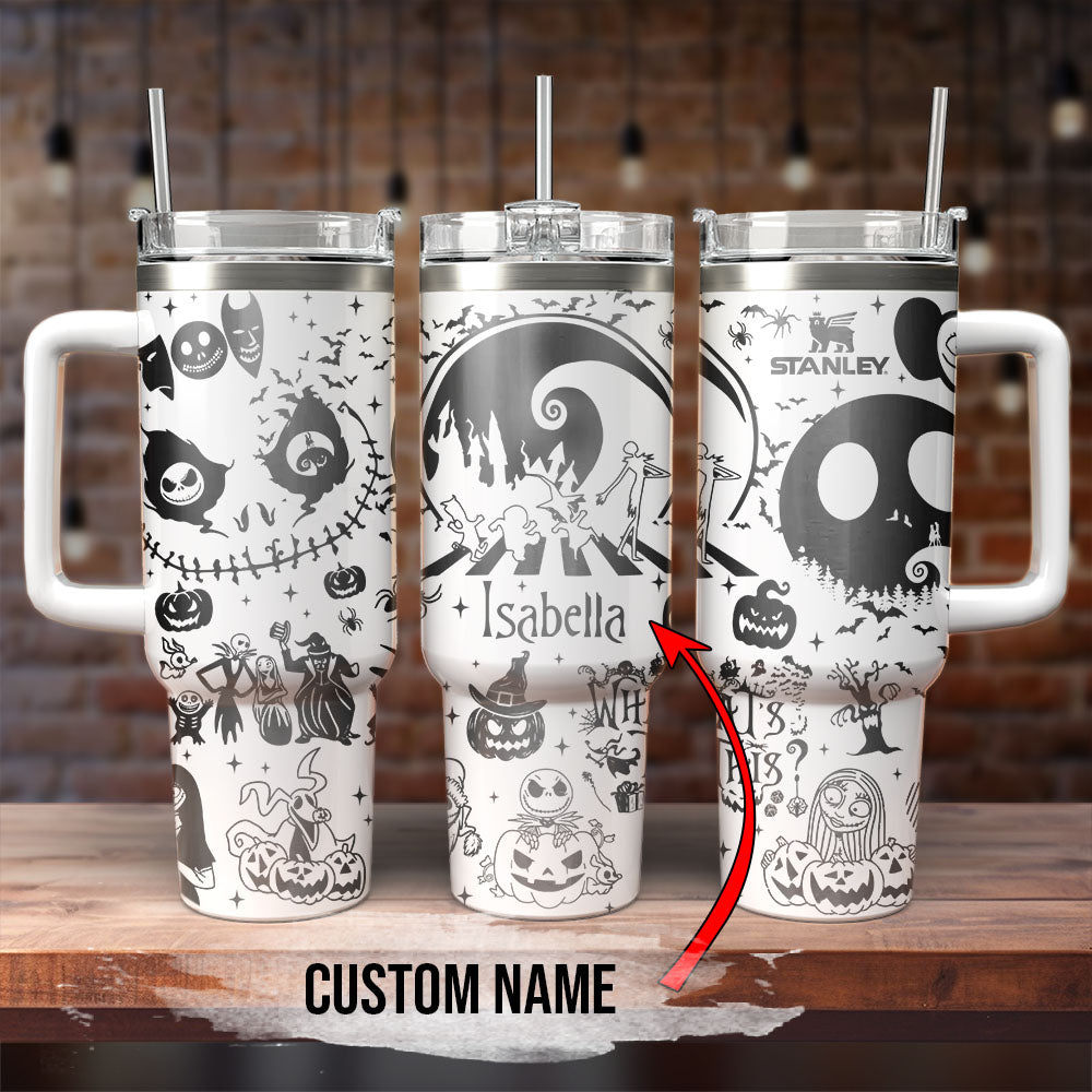 Custom Name The Nightmare Before Stanley 40 oz Tumbler