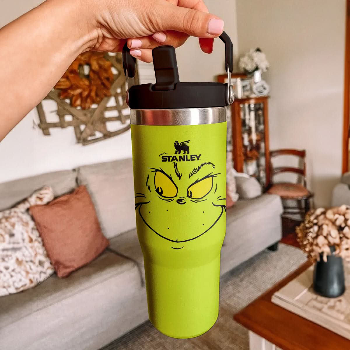 Custom Name Grinch Movie IceFlow 40oz Tumbler - 410TTHNTB014