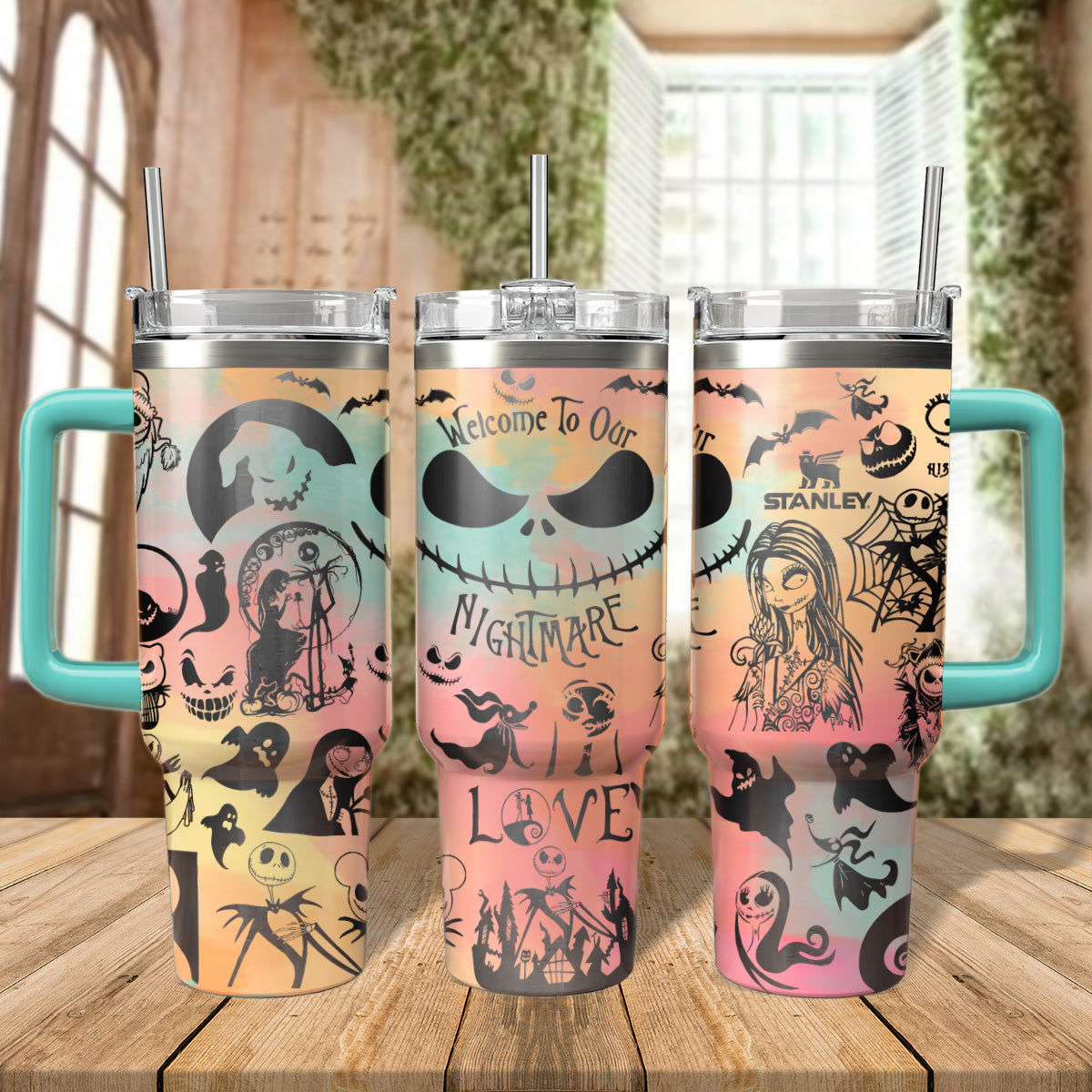 Welcome To Our Nightmare Jack & Sally 40 Oz Tumbler