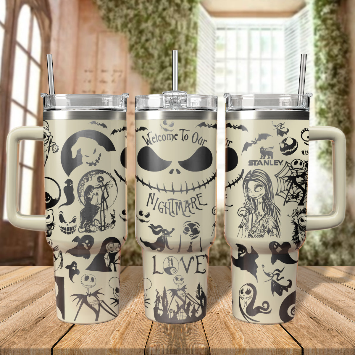Welcome To Our Nightmare Jack & Sally 40 Oz Tumbler