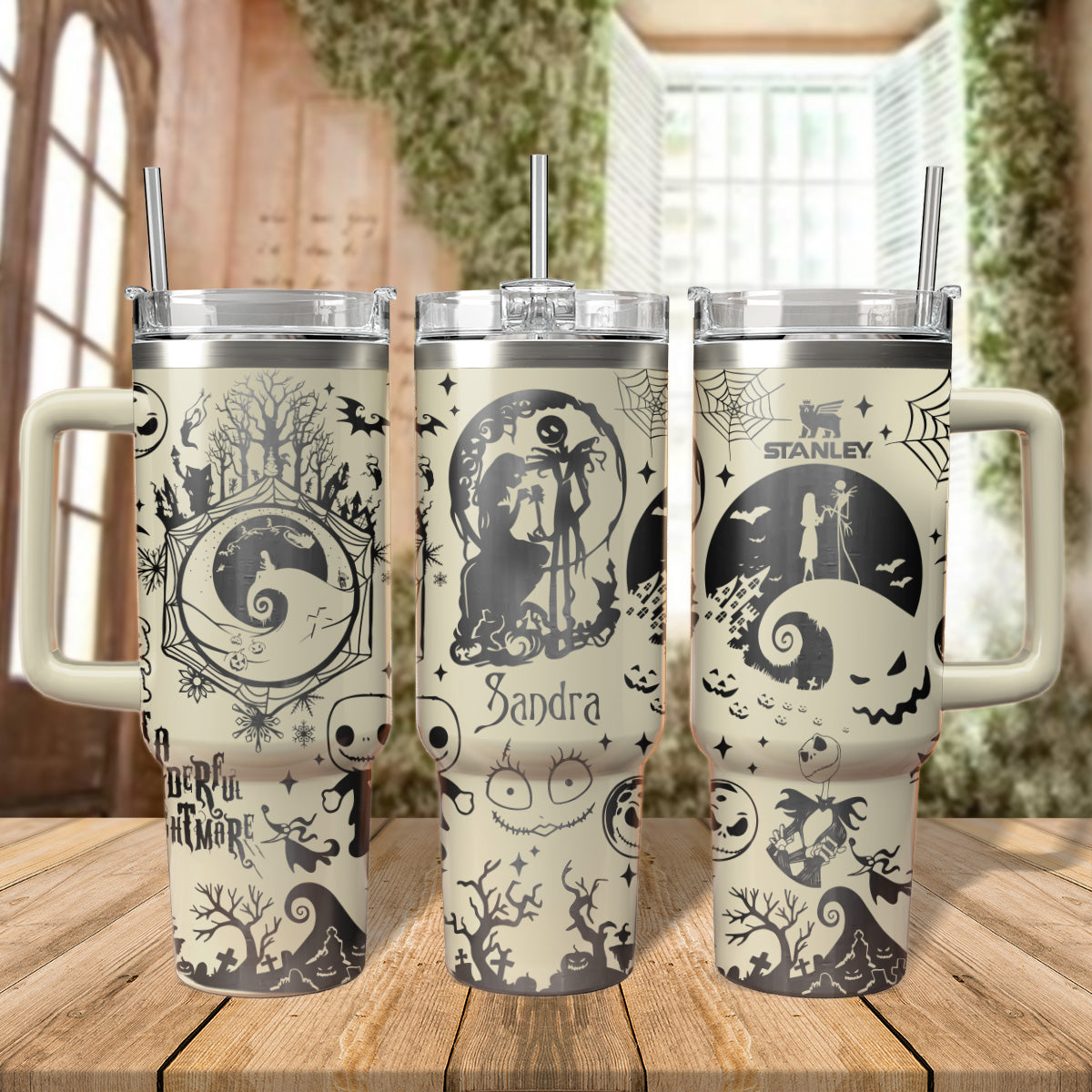 Personalized The Nightmare Before Christmas 40 oz Tumbler