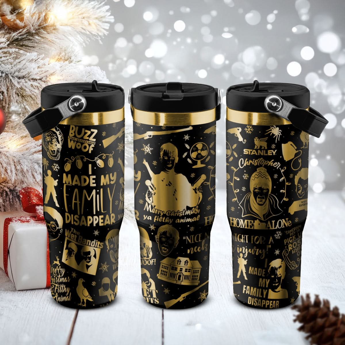 Custom Home Alone Movie IceFlow 40oz Tumbler - 410QAHNTB012