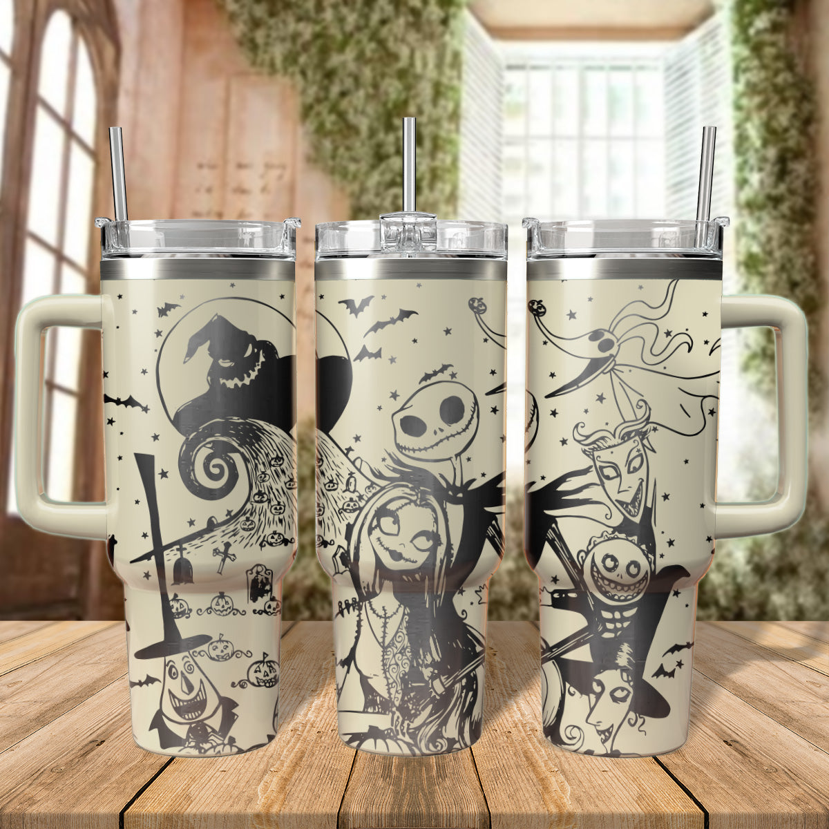 The Nightmare Before Coffee Tumbler 40 oz