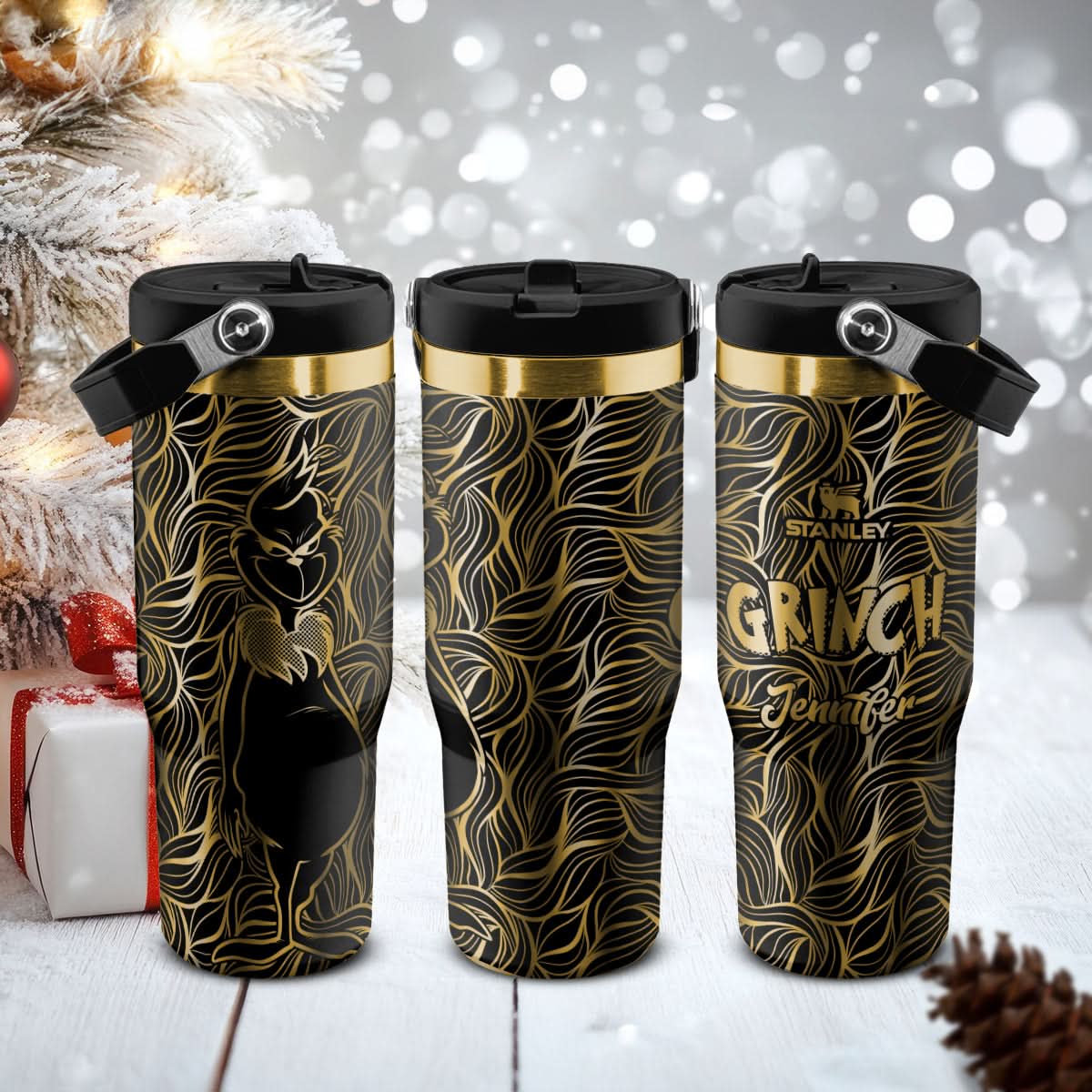 Custom Grinch Movie 40oz Tumbler - 410QAHNTB001