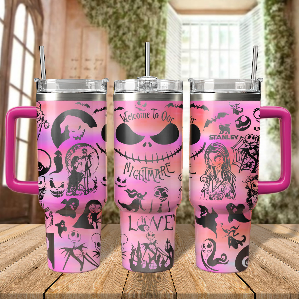 Welcome To Our Nightmare Jack & Sally 40 Oz Tumbler