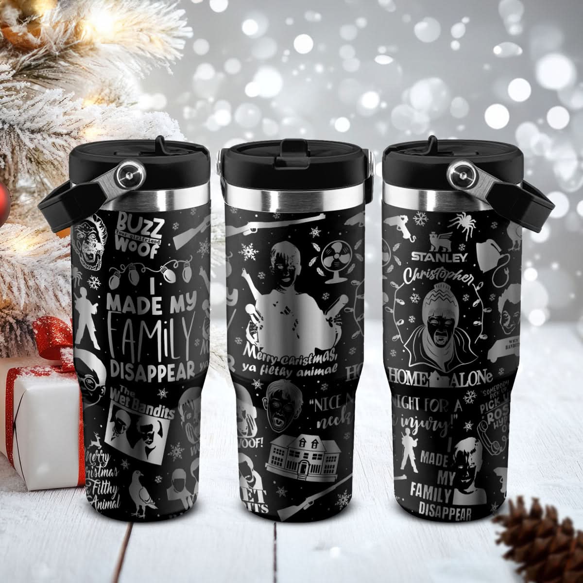 Custom Home Alone Movie IceFlow 40oz Tumbler - 410QAHNTB012