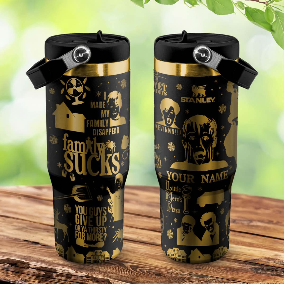 Custom Home Alone Movie IceFlow 40oz Tumbler - 410QATLTB016
