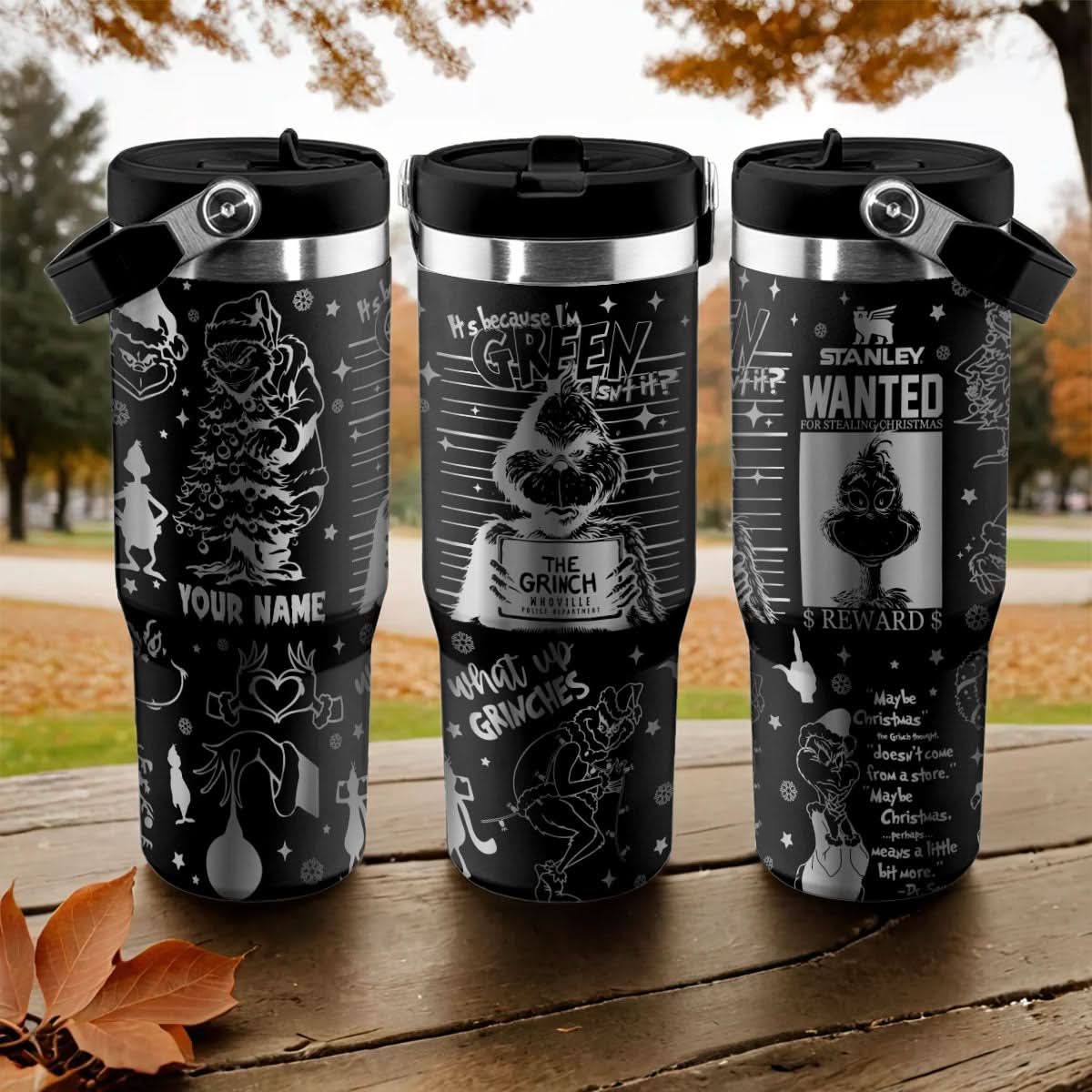 Custom Grinch Movie, Gift For Grinch Fan IceFlow 40oz Tumbler - 410TTTLTB015