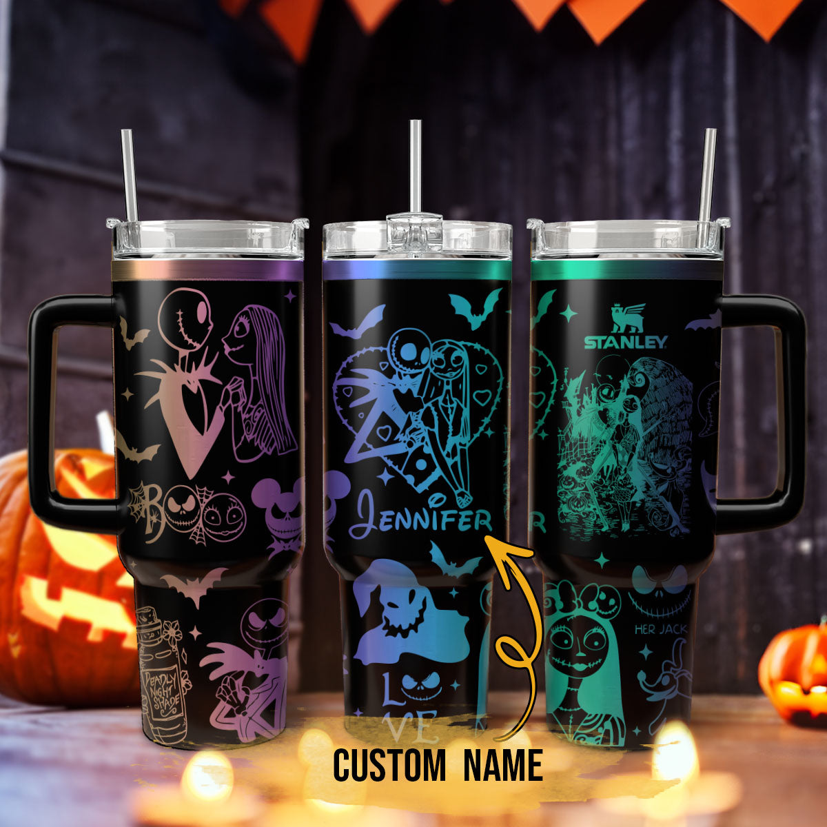 Custom Name The Nightmare Before Stanley 40 oz Tumbler