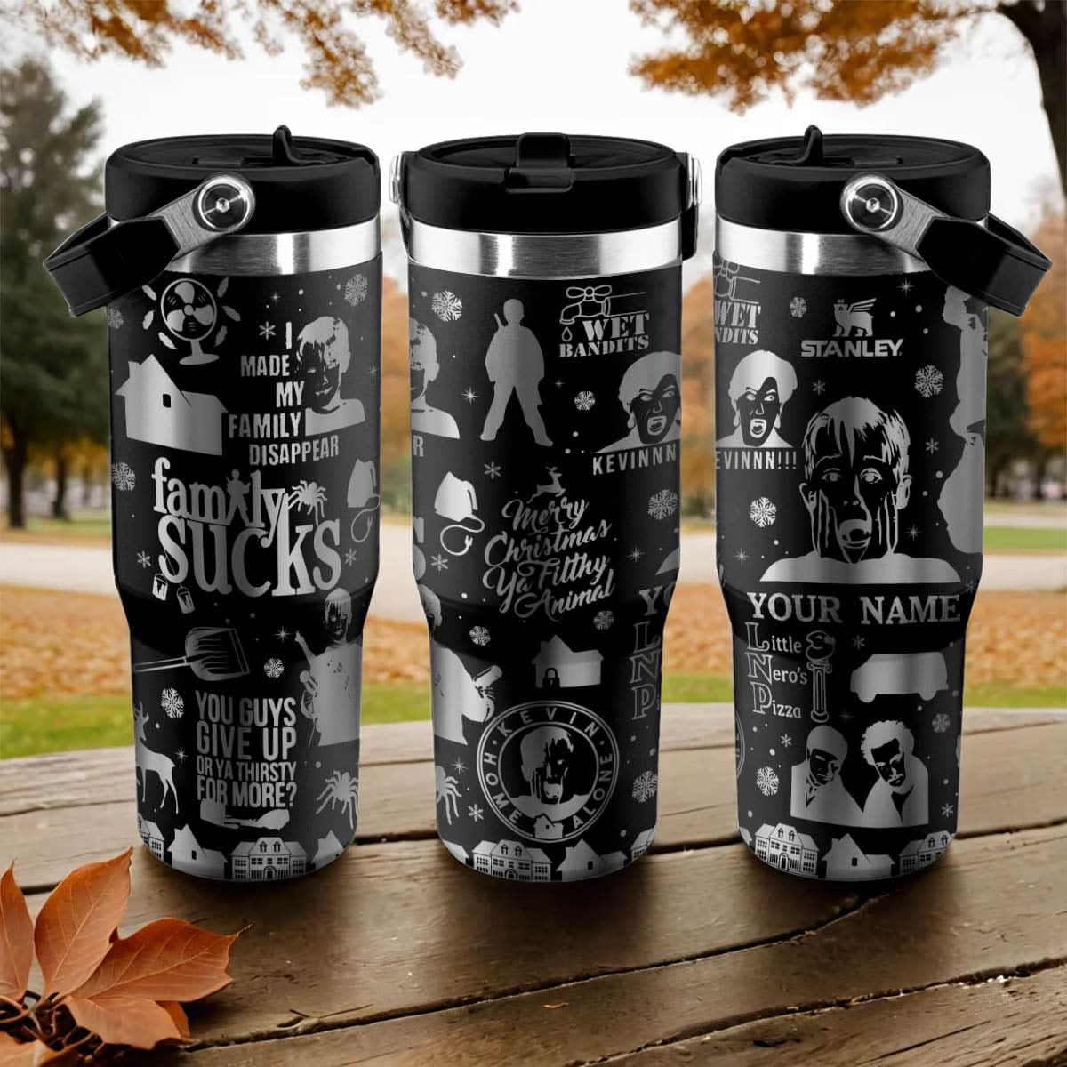 Custom Home Alone Movie IceFlow 40oz Tumbler - 410QATLTB016