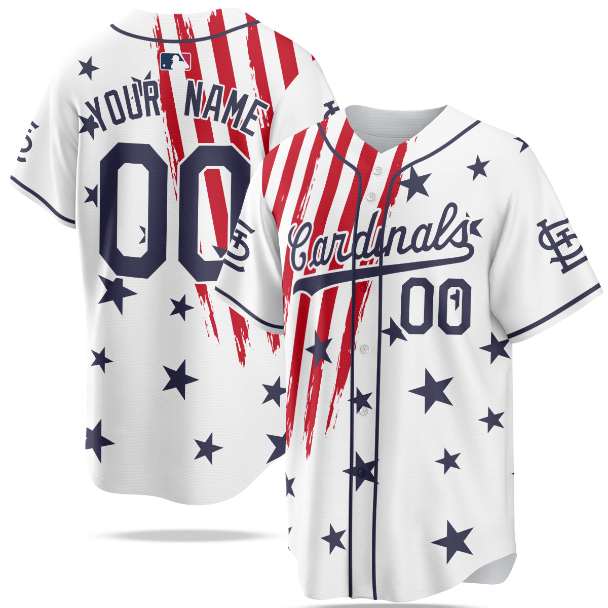 St. Louis Cardinals MLB 4th of July Baseball Jersey
