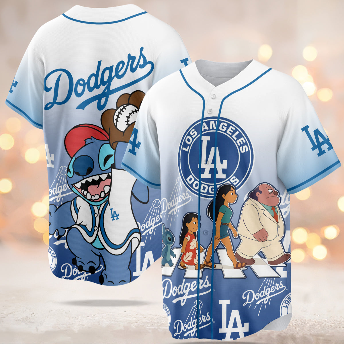 Los Angeles Dodgers MLB x Lilo & Stitch Jersey Limited