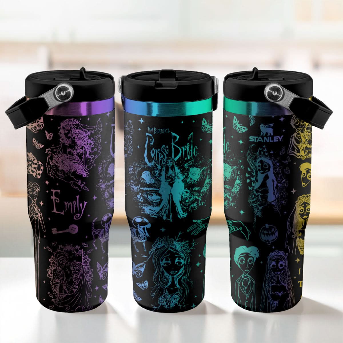 Custom Corpse Bride IceFlow 40oz Tumbler - 409HLTLTB163