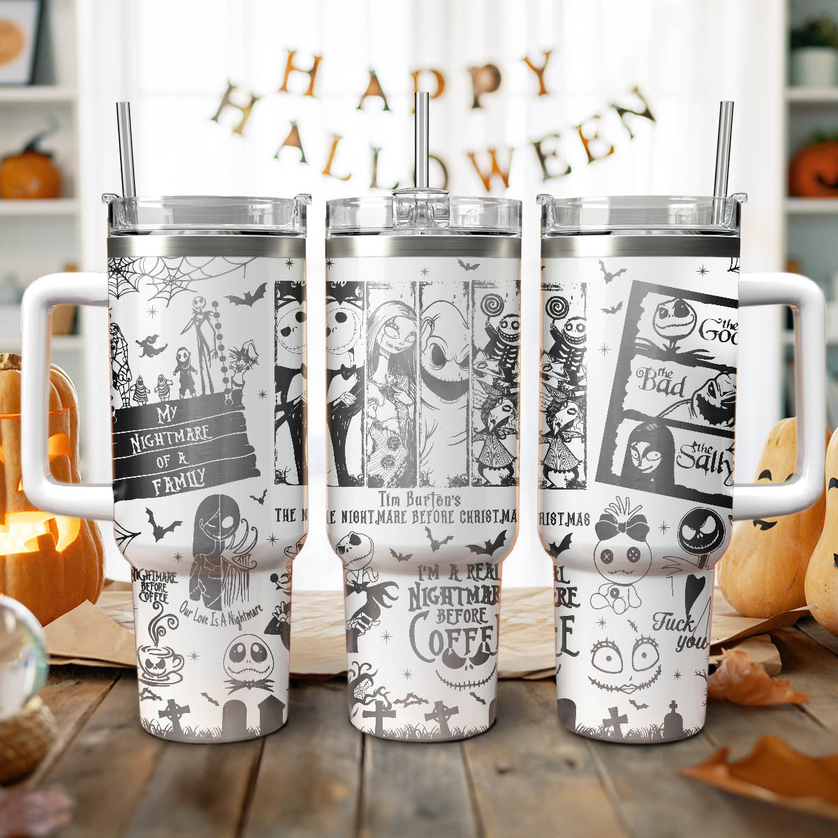 The Nightmare Before Stanley 40 oz Tumbler