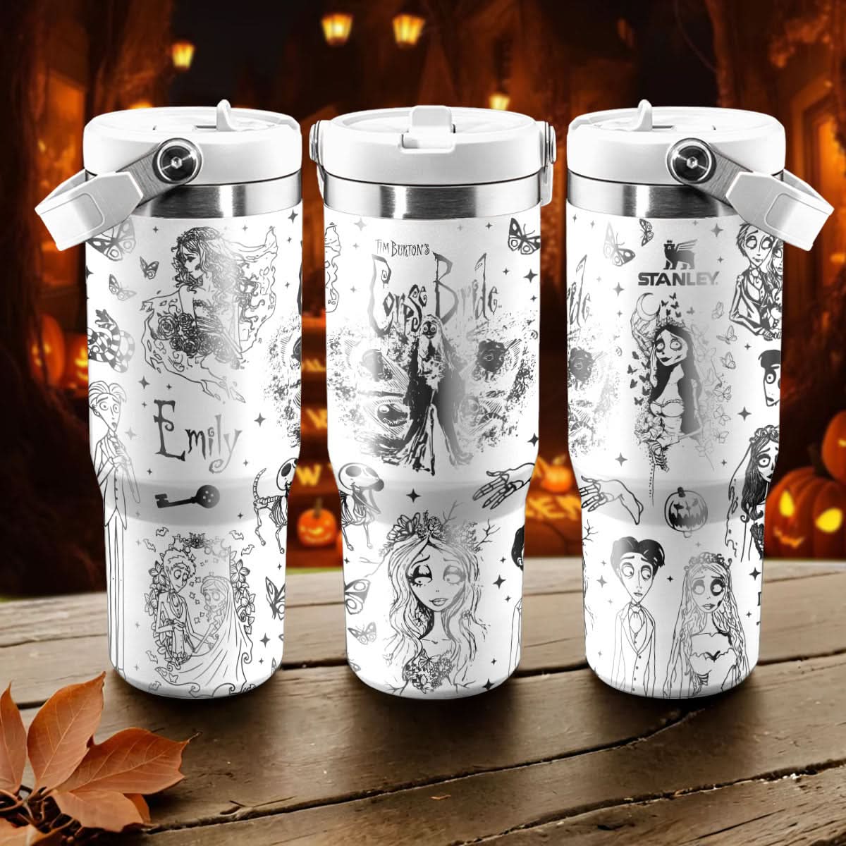 Custom Corpse Bride IceFlow 40oz Tumbler - 409HLTLTB163