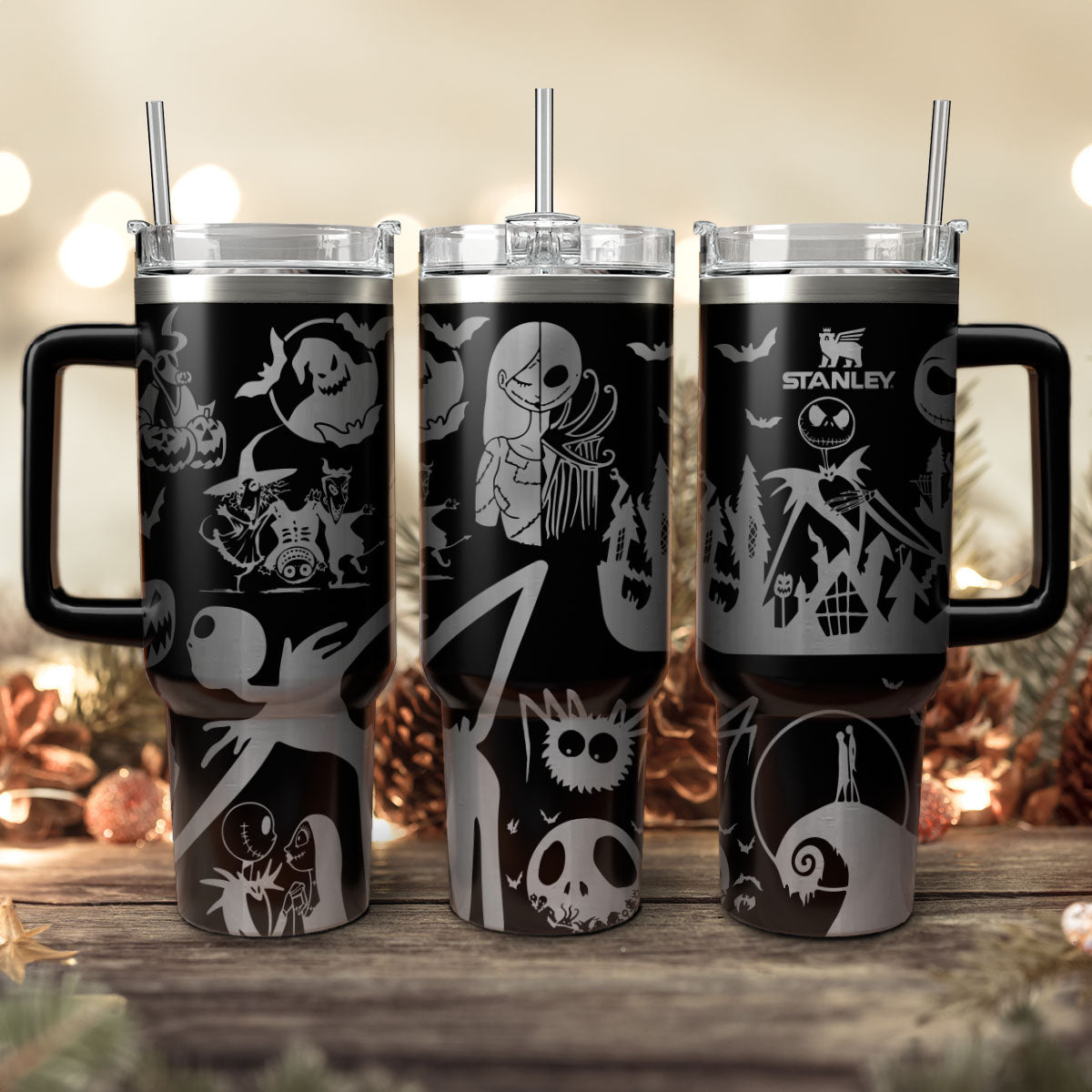 The Nightmare Before Christmas, Jack & Sally 40 Oz Tumbler
