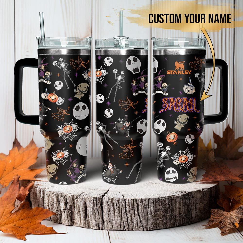 Custom Name The Nightmare Before Christmas Tumbler 40 oz