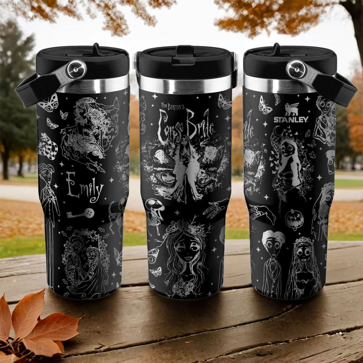 Custom Corpse Bride IceFlow 40oz Tumbler - 409HLTLTB163