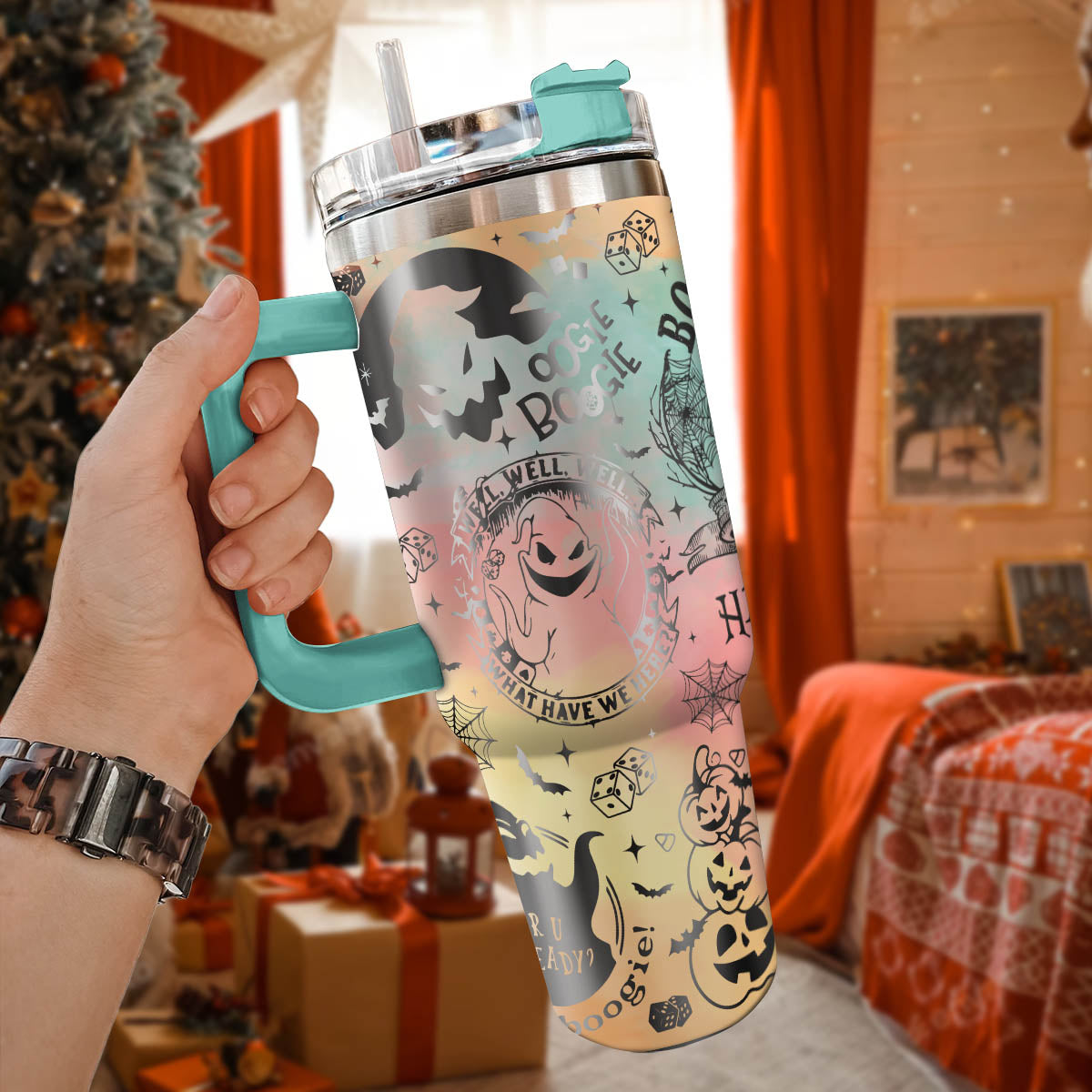 Oogie Boogie Man Nightmare 40oz Tumbler