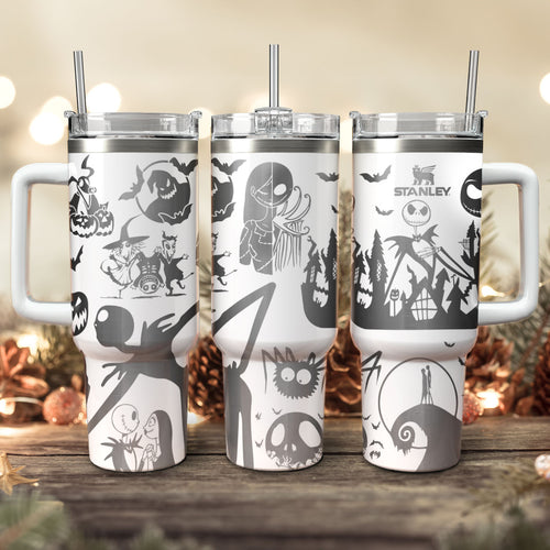 The Nightmare Before Christmas, Jack & Sally 40 Oz Tumbler