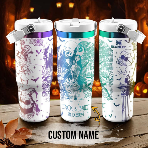 Custom Name Couple Nightmare Revenge IceFlow 40oz Tumbler