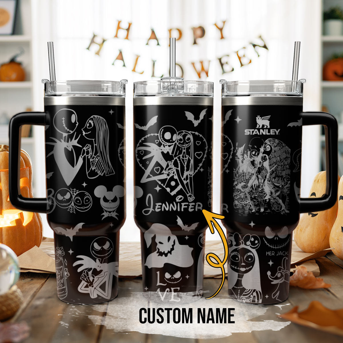 Custom Name The Nightmare Before Stanley 40 oz Tumbler