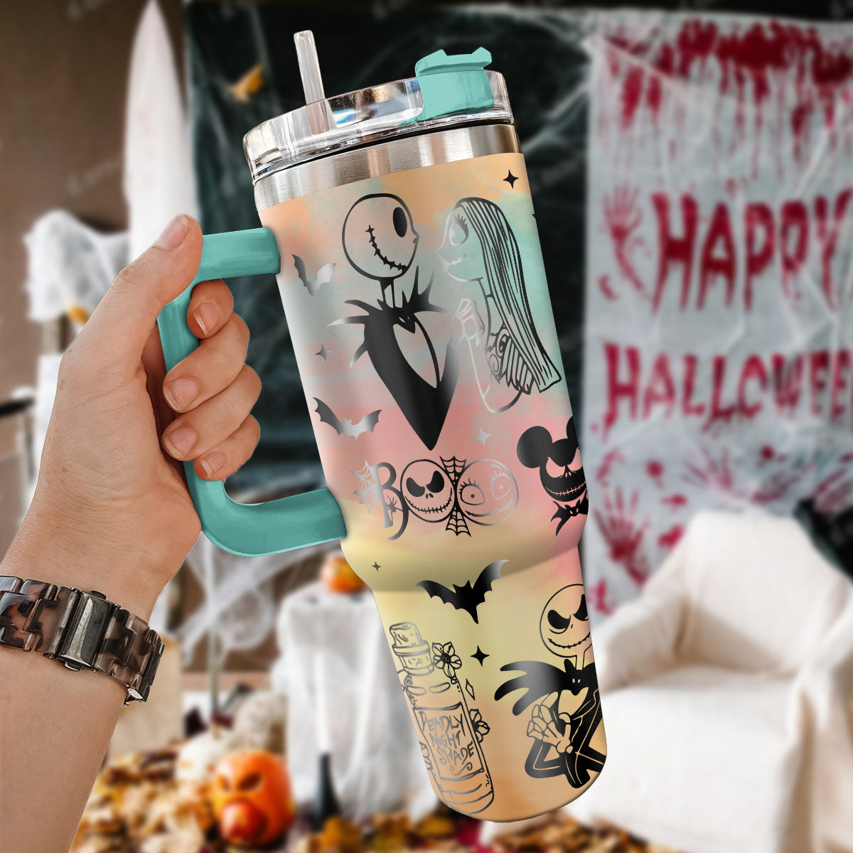 Custom Name The Nightmare Before Stanley 40 oz Tumbler