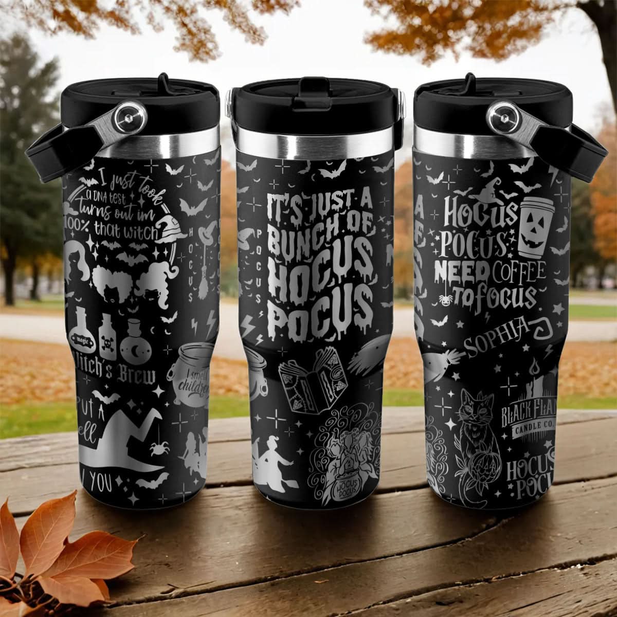 Custom Name Hocus Pocus IceFlow 40oz Tumbler - 409VTTLTB003