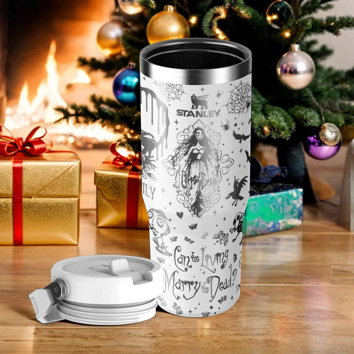 Custom Corpse Bride IceFlow 40oz Tumbler - 409VTTLTB051