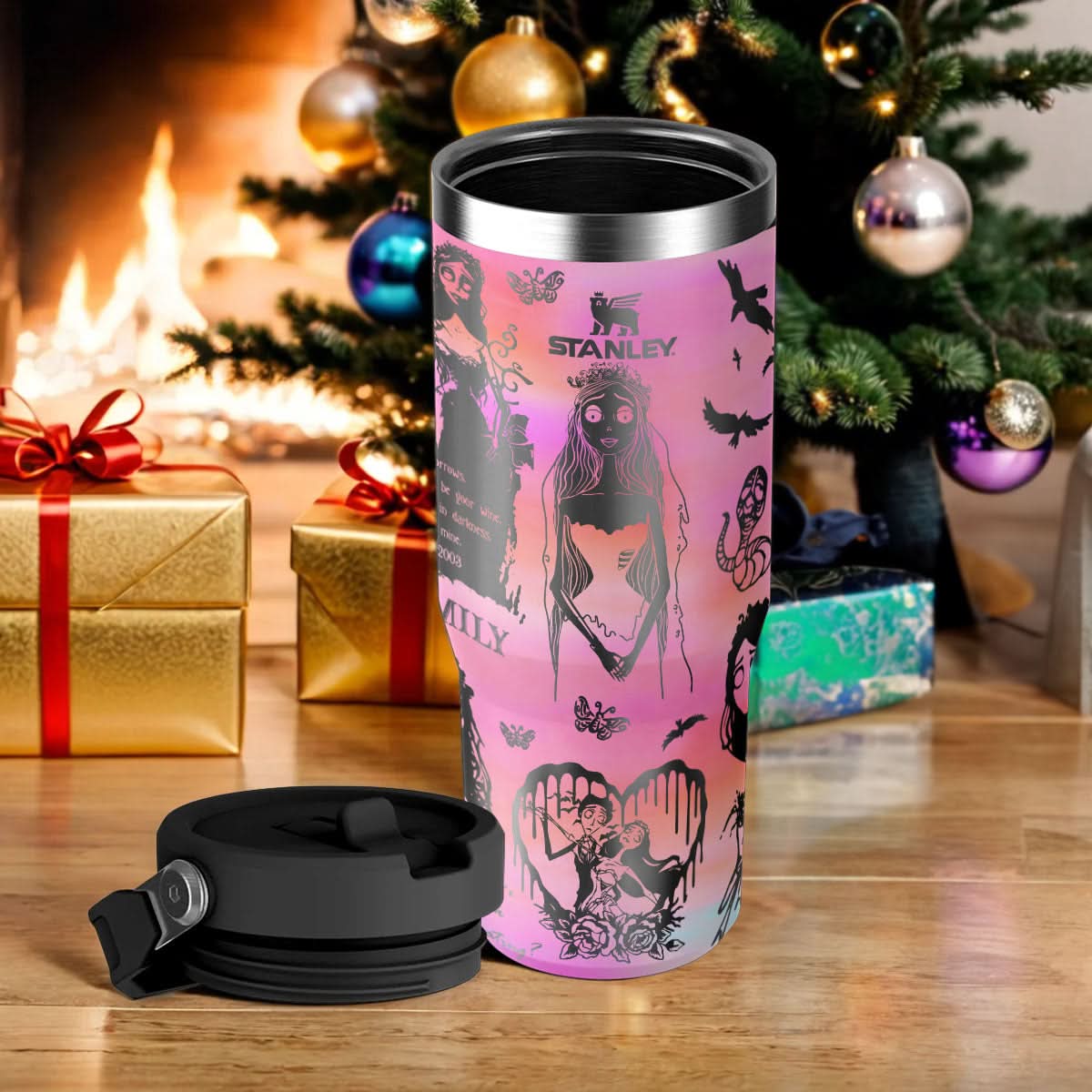 Custom Corpse Bride IceFlow 40oz Tumbler - 409VTTLTB057