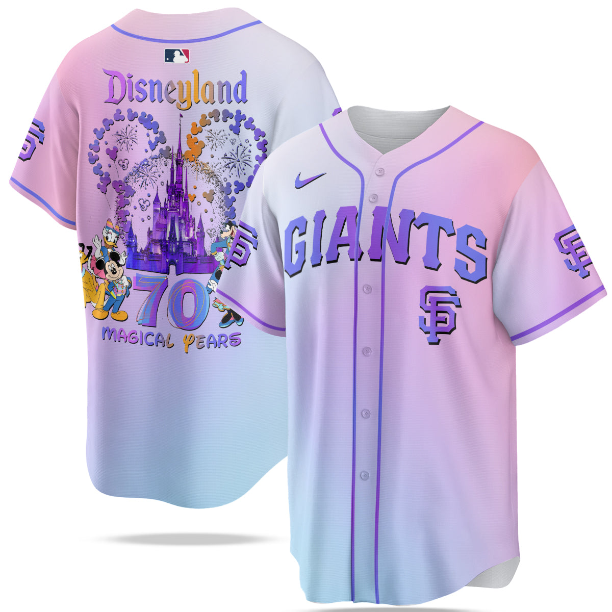 San Francisco Giants MLB x Disneyland 70th Anniversary Baseball Jersey
