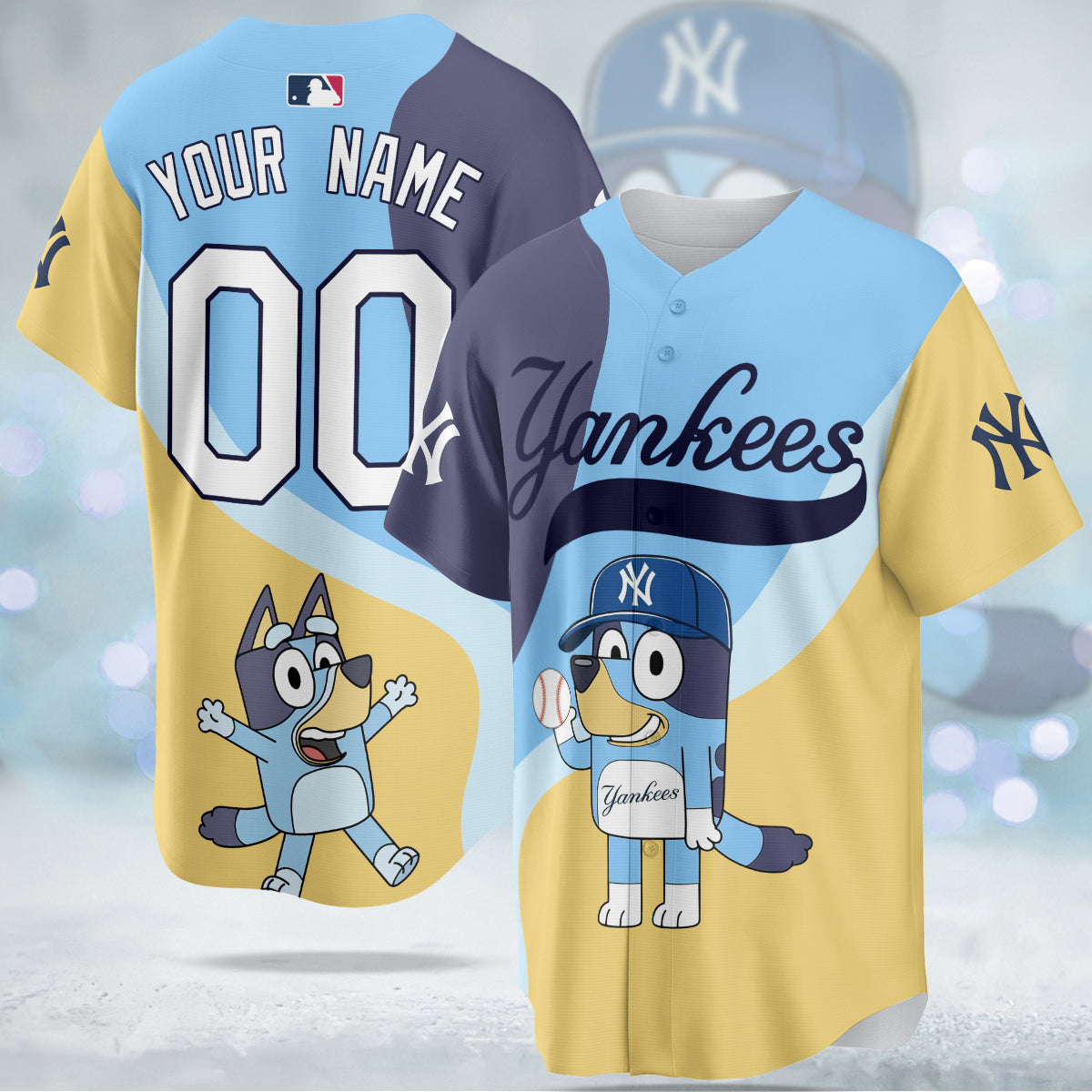 New York Yankees 2025 Bluey Night Limited Jersey