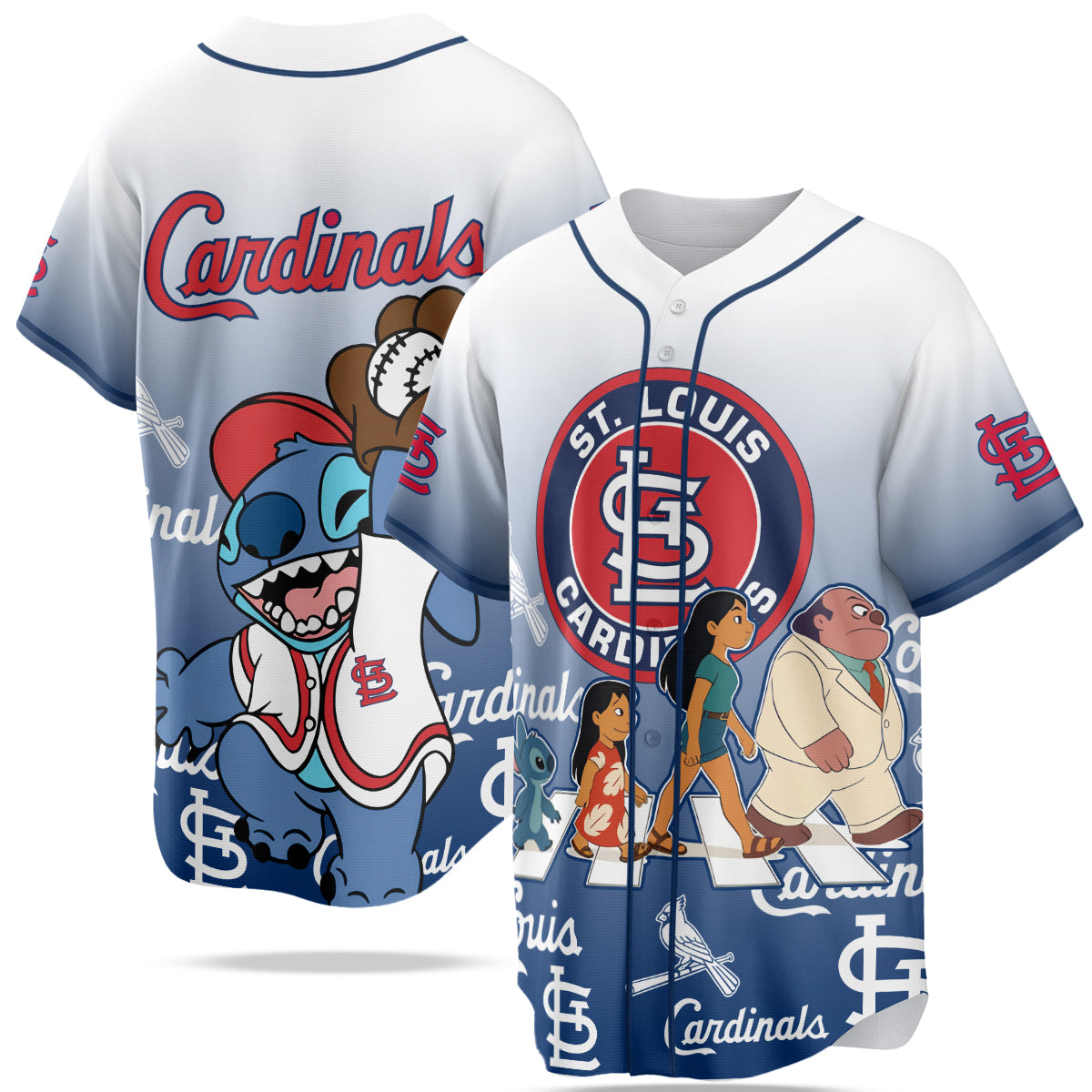 St. Louis Cardinals MLB x Lilo & Stitch Jersey Limited