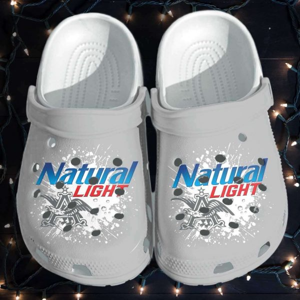 Natural Light Funny Beer Drinking Clog Shoes - 503HL- CR139