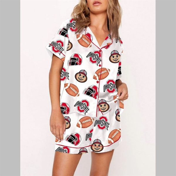 Ohio State Buckeyes Football Pajamas Set - 503HL- PJ052