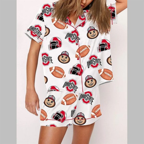 Ohio State Buckeyes Football Pajamas Set - 503HL- PJ052