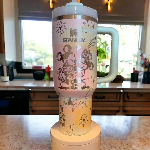 40 Oz DN Love Tumbler - Embracing by the Castle TZ5
