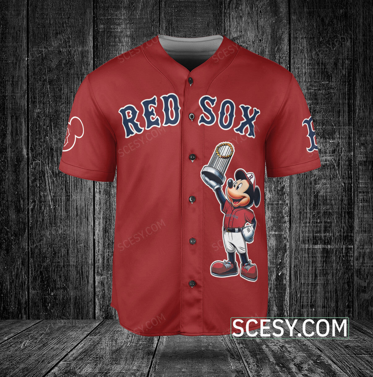 Boston Red Sox MM Baseball Jersey Red
