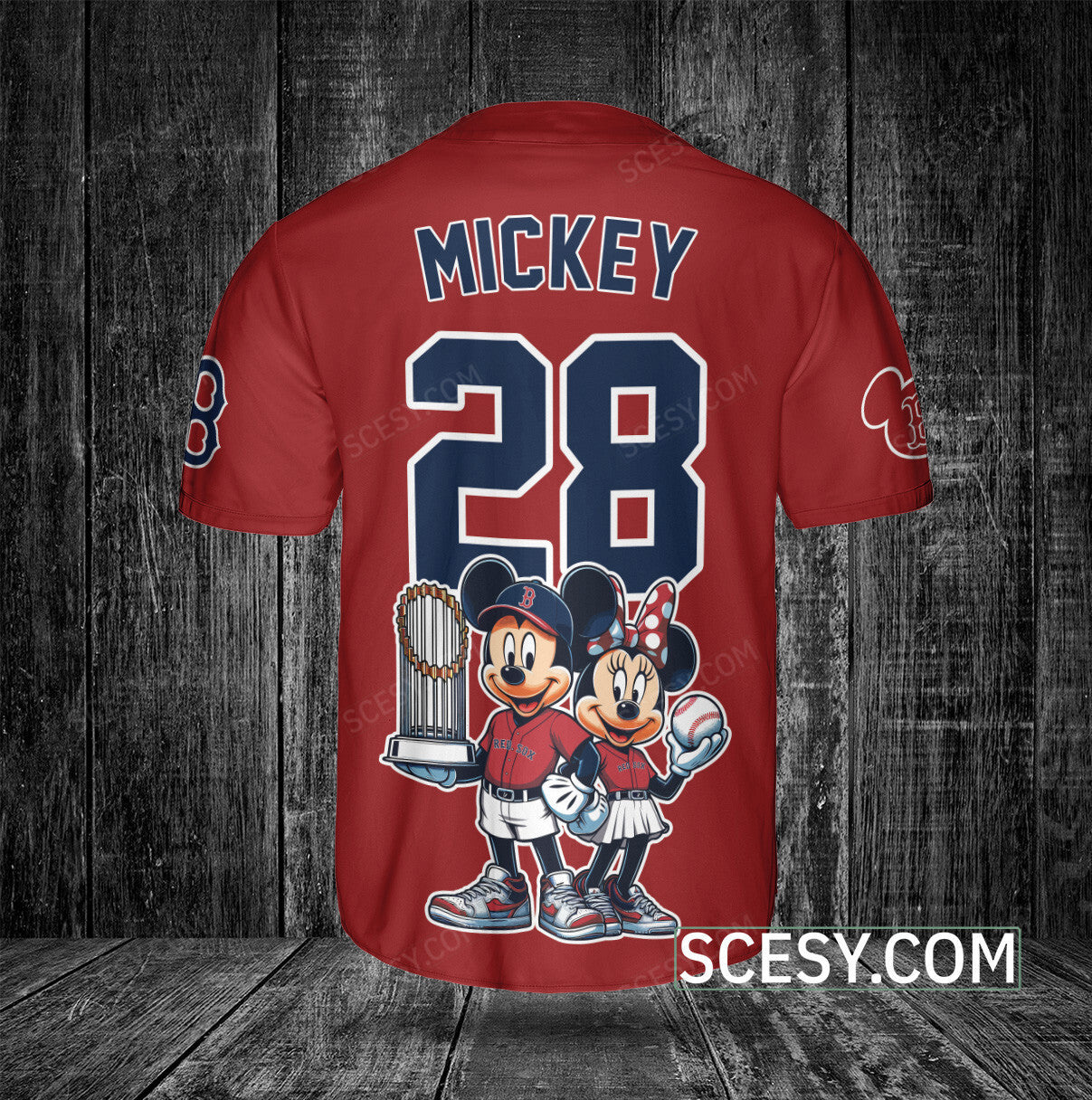 Boston Red Sox MM Baseball Jersey Red