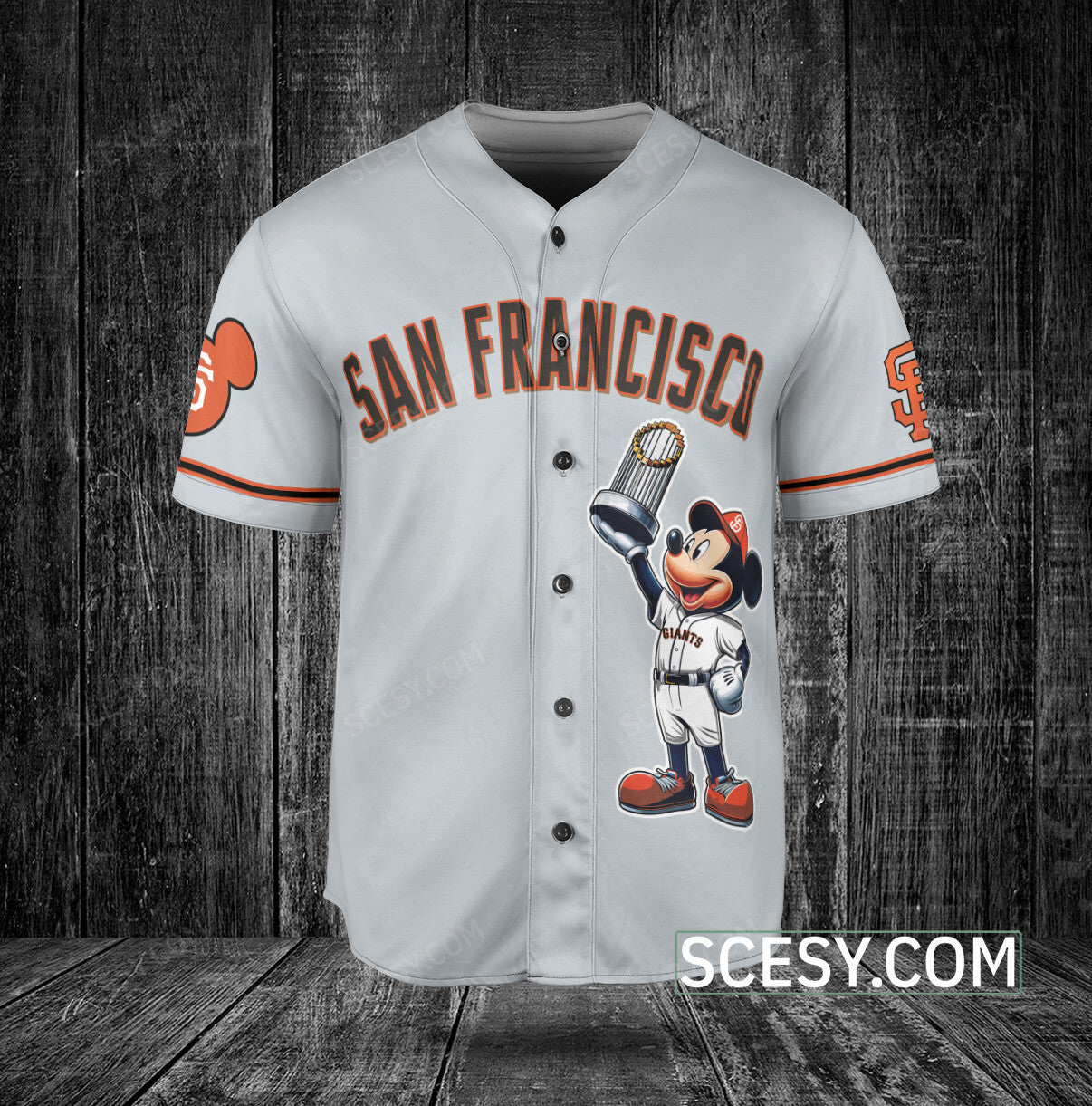 San Francisco Giants MM Baseball Jersey Gray