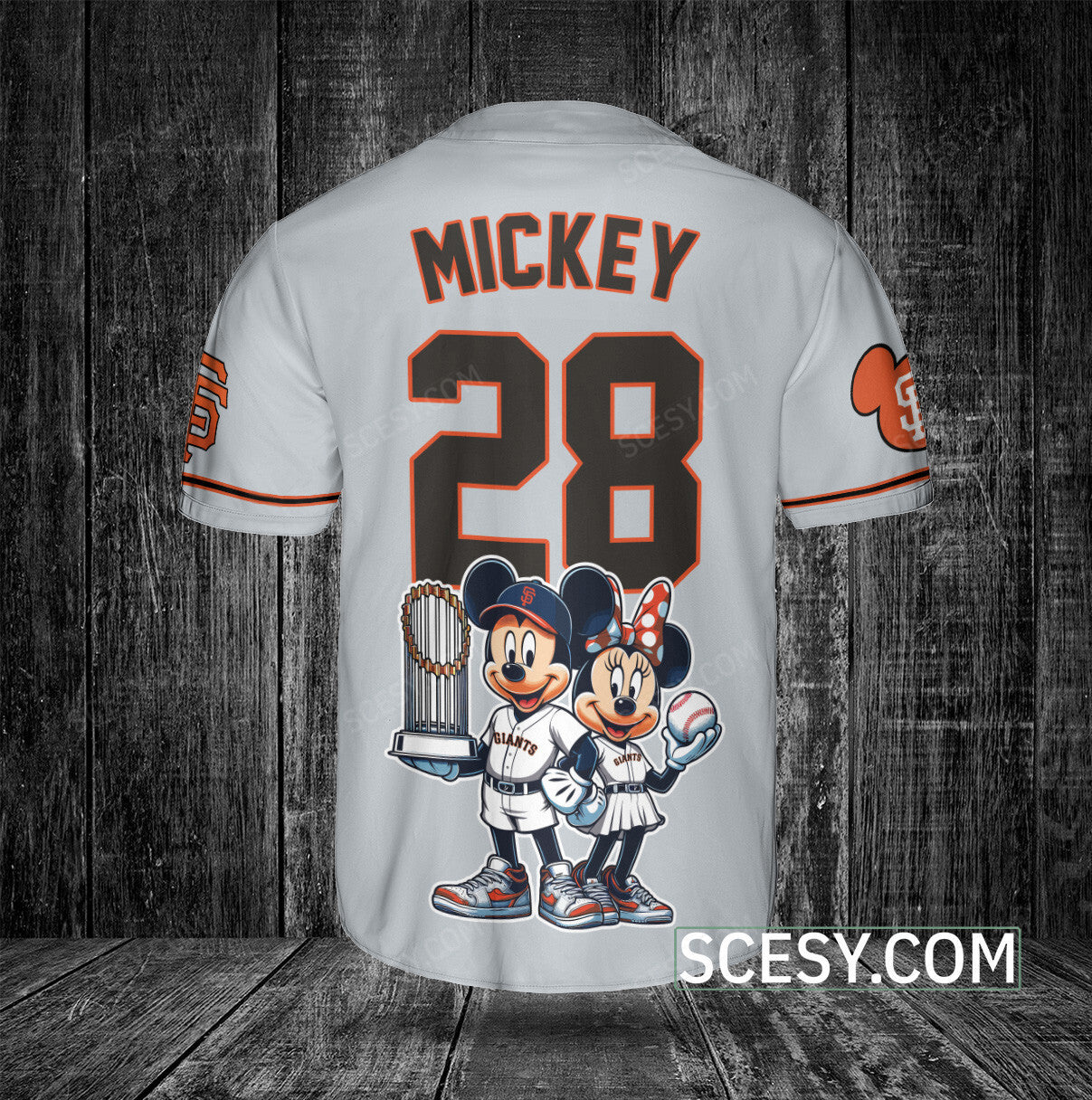 San Francisco Giants MM Baseball Jersey Gray