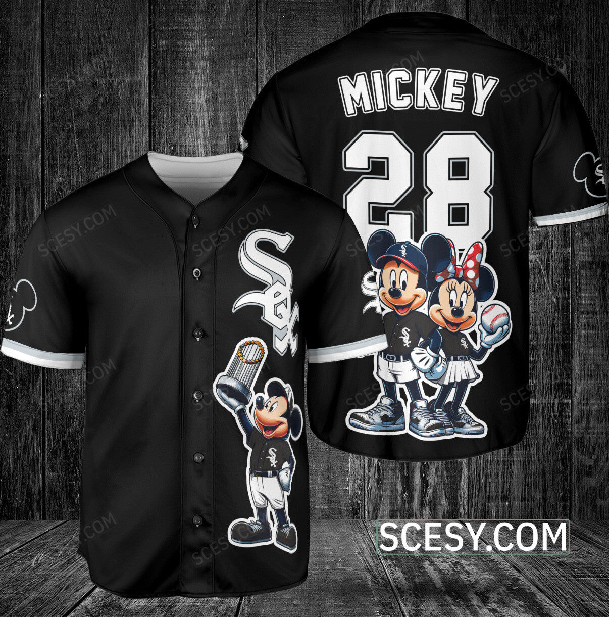 Chicago White Sox MM Baseball Jersey Black