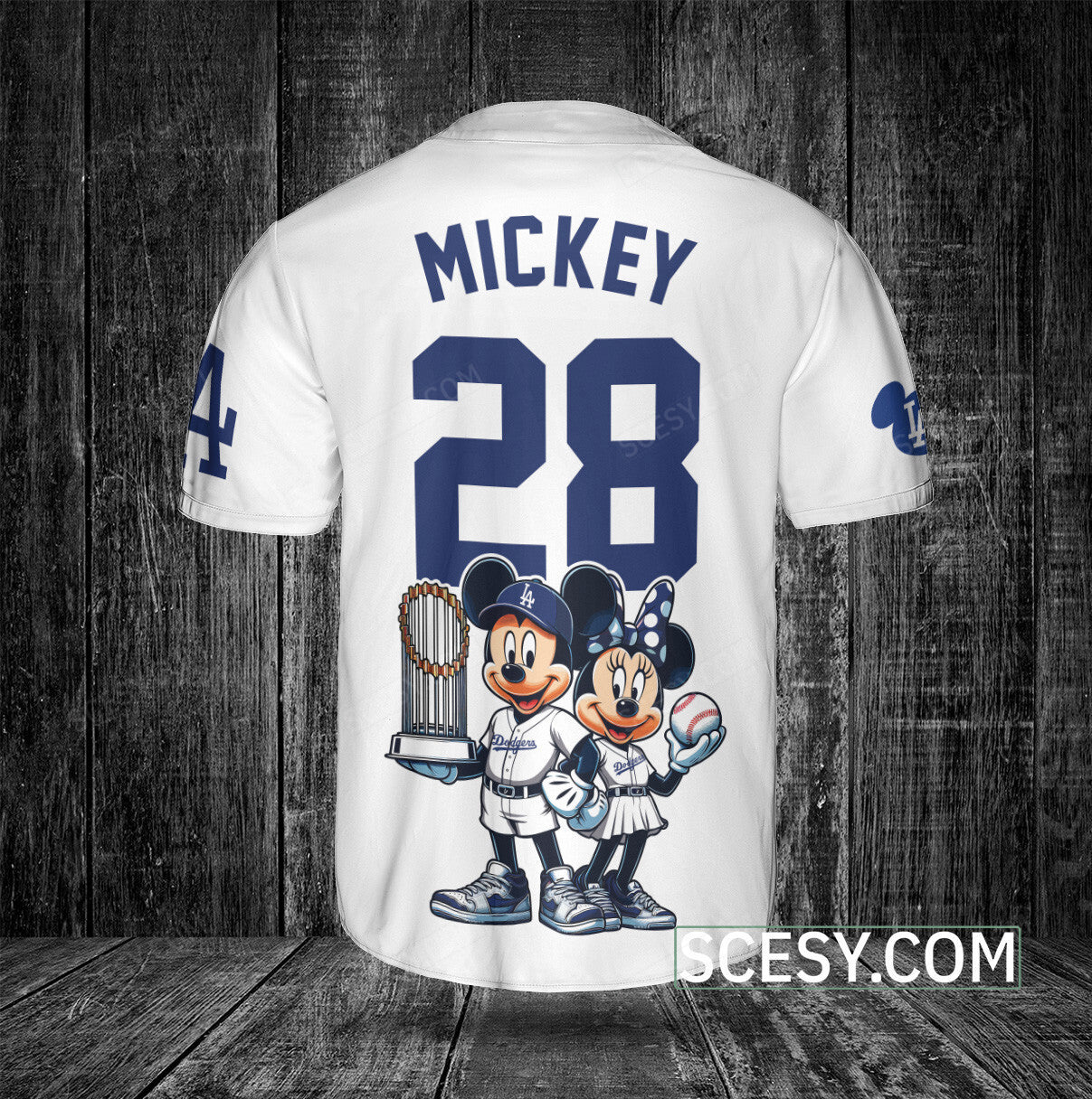 Los Angeles Dodgers MM Baseball Jersey White
