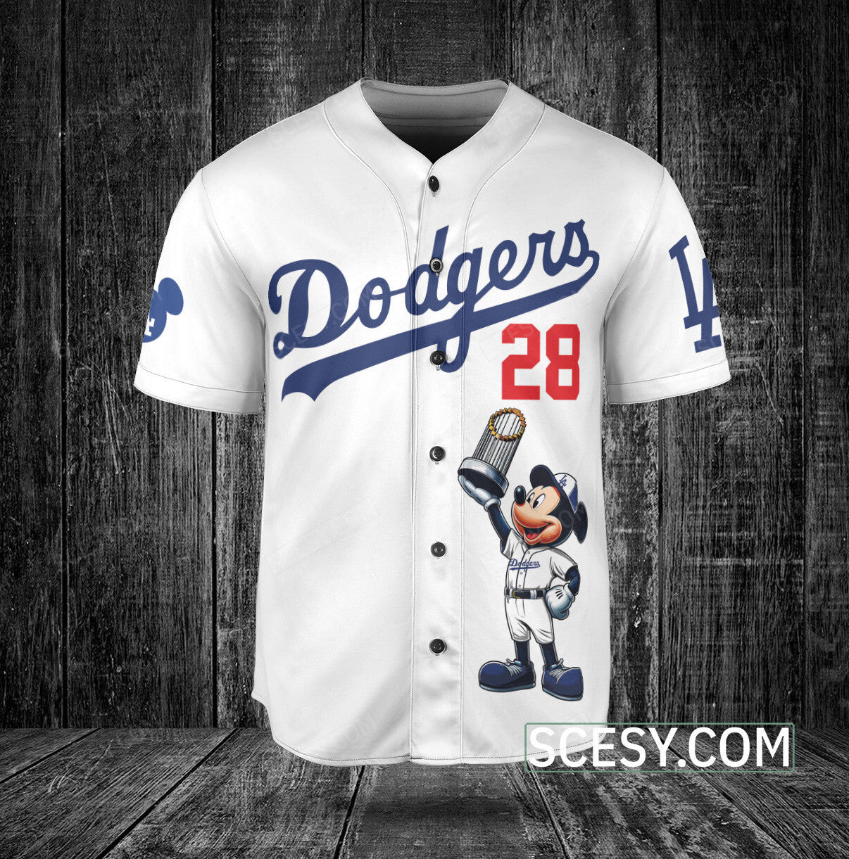 Los Angeles Dodgers MM Baseball Jersey White