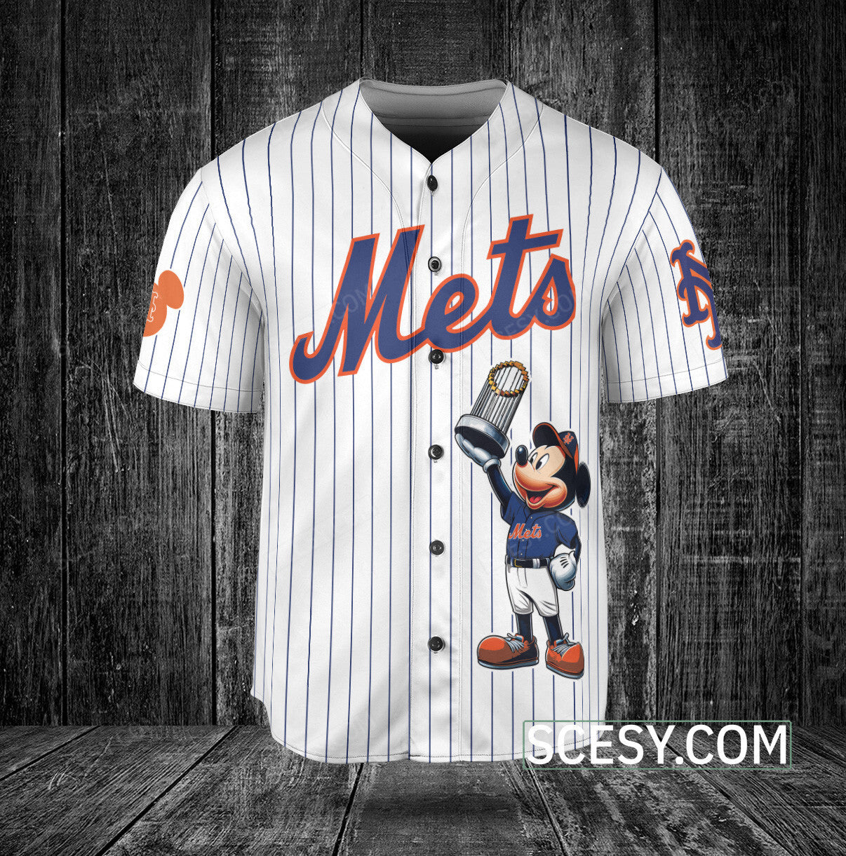 New York Mets MM Baseball Jersey White