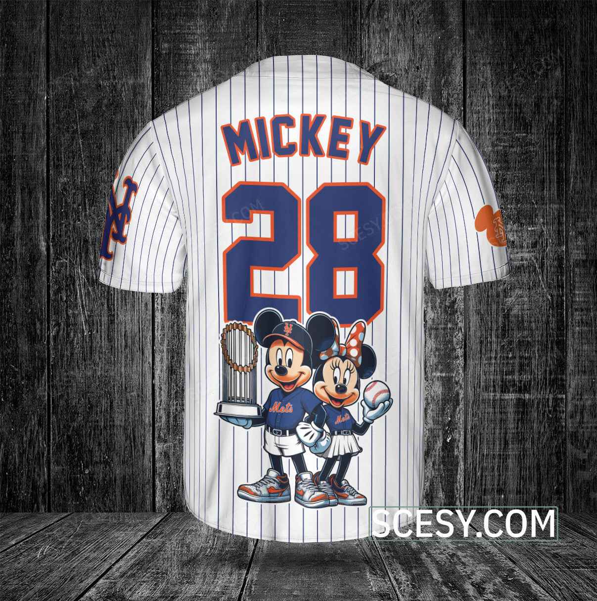 New York Mets MM Baseball Jersey White