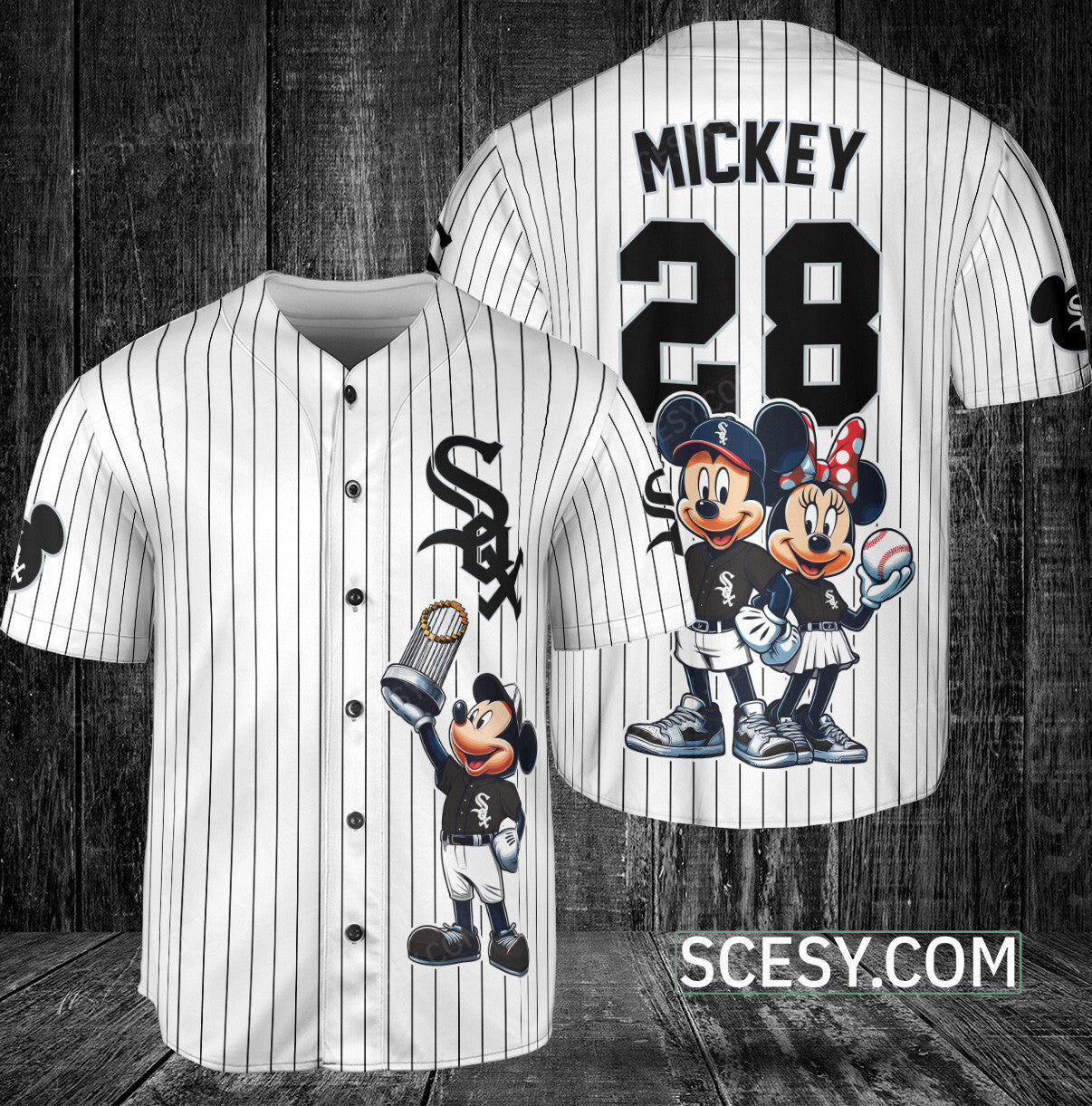 Chicago White Sox MM Baseball Jersey White