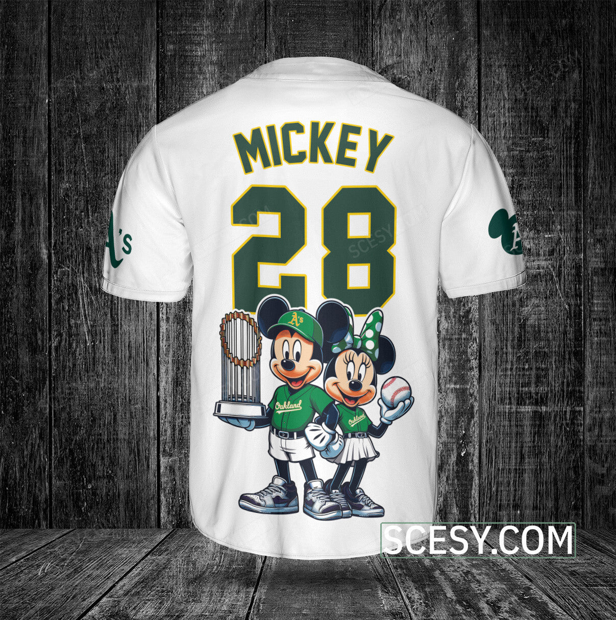 Oakland Athletics MM Baseball Jersey White